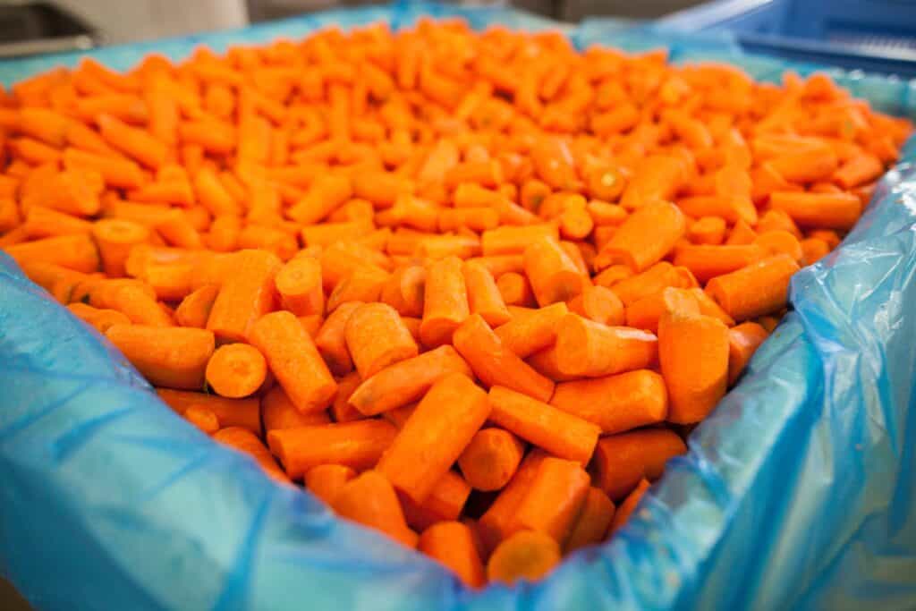 diced carrots